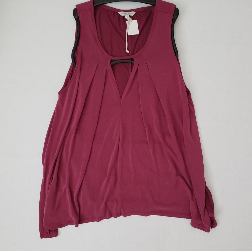 Lucky Brand Tank Top Flowy Size Medium